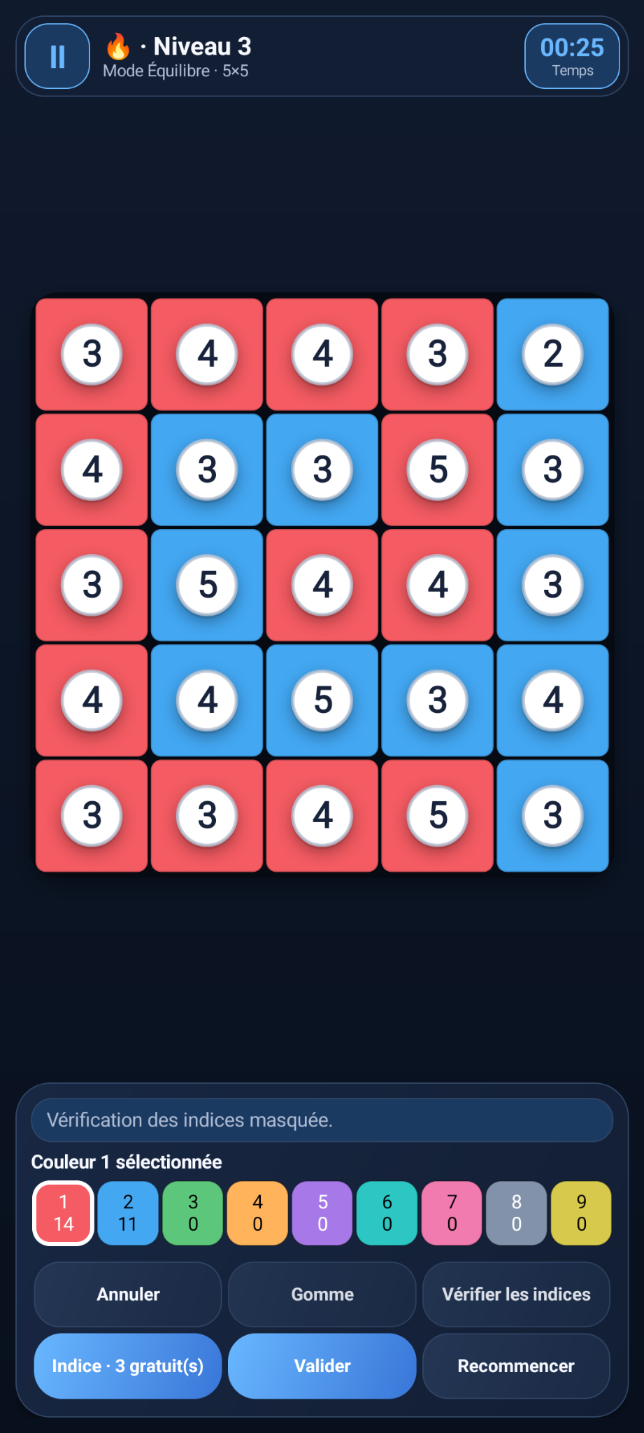 Mikata puzzle screenshot